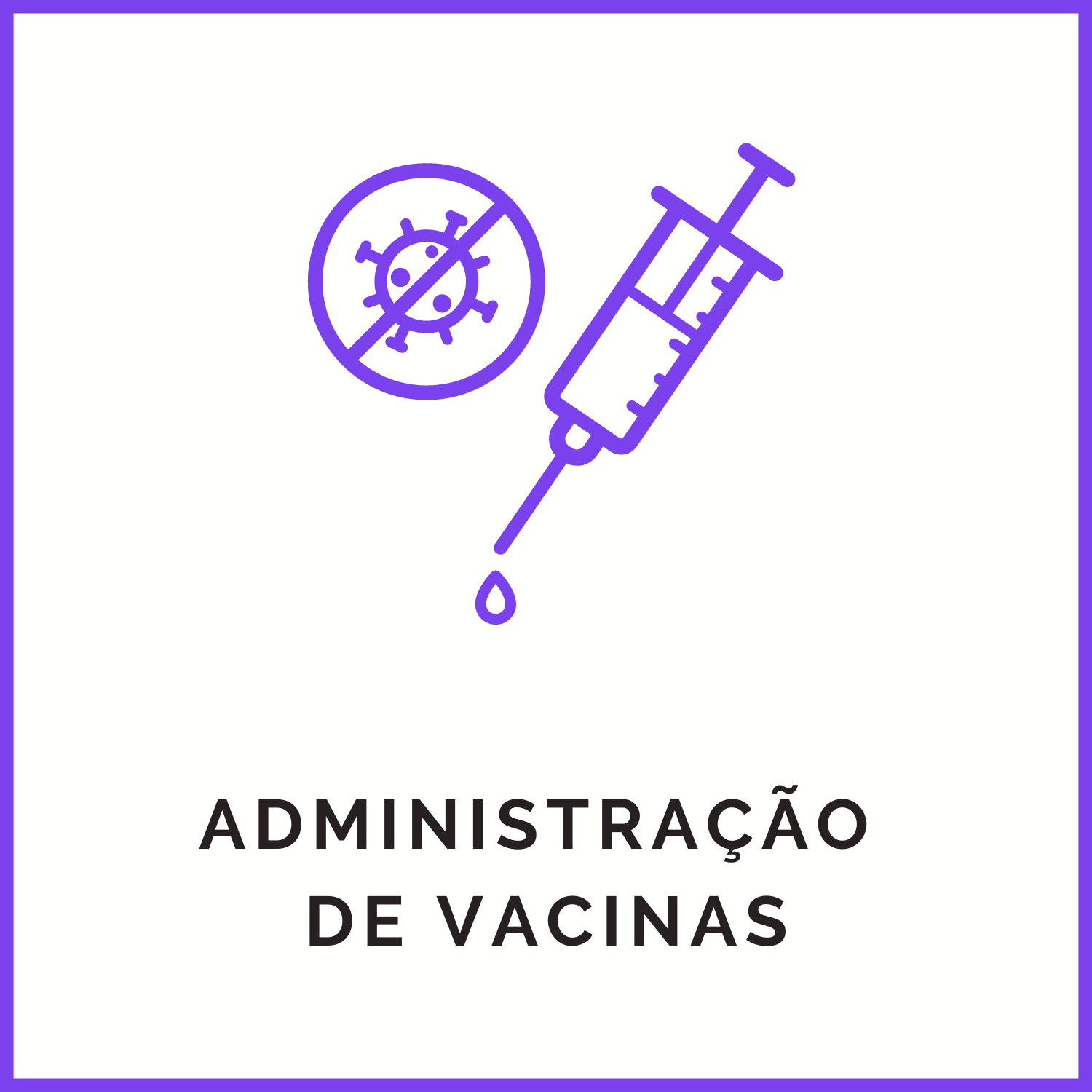 Administração de vacinas